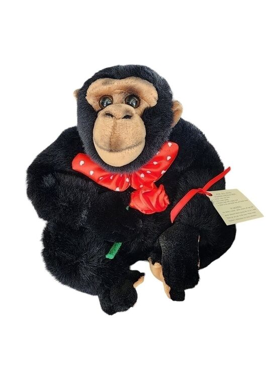 Harvey Prince associates Other - Plush stuffed Bow tie Gorilla holding Rose Valentines love Anniversary date